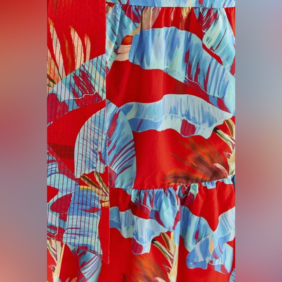 🥭FARM Rio Red Sweet Jungle Midi Dress - Picture 3 of 11